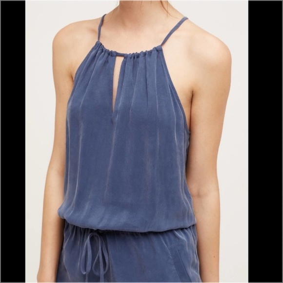 SALE Anthro Westward Romper Elevenses Keyhole - Picture 2 of 4